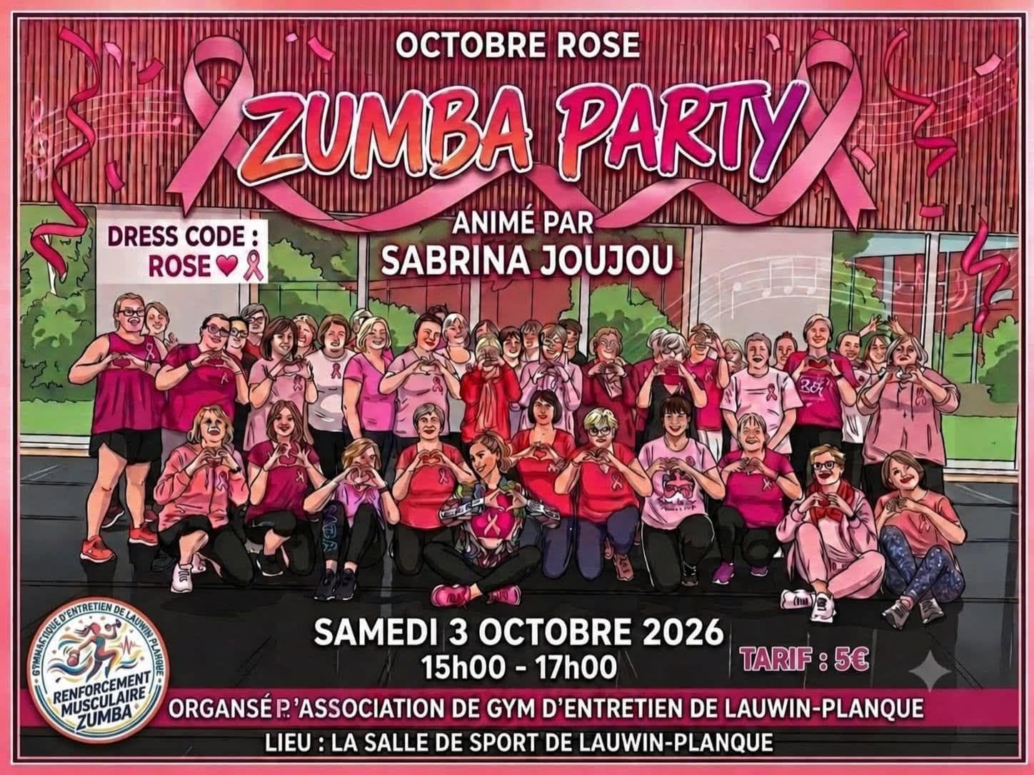 🌸💗 LA ZUMBA PARTY ROSE